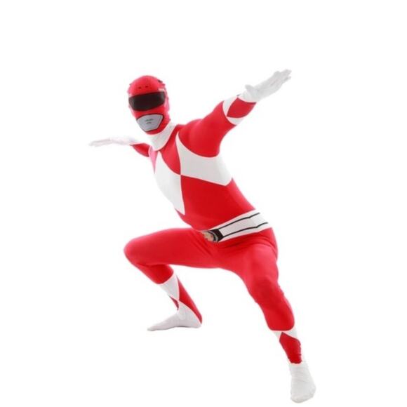 Power Rangers: Red Ranger Morphsuit Costume for Men NWT XXL - Picture 2 of 4